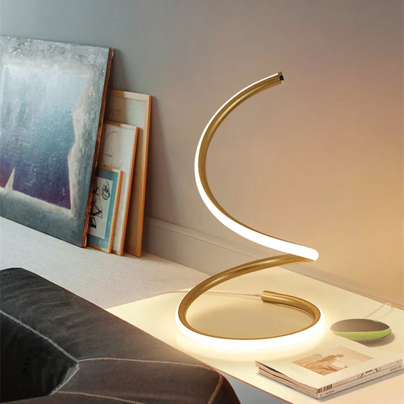 Modern Spiral Lamp