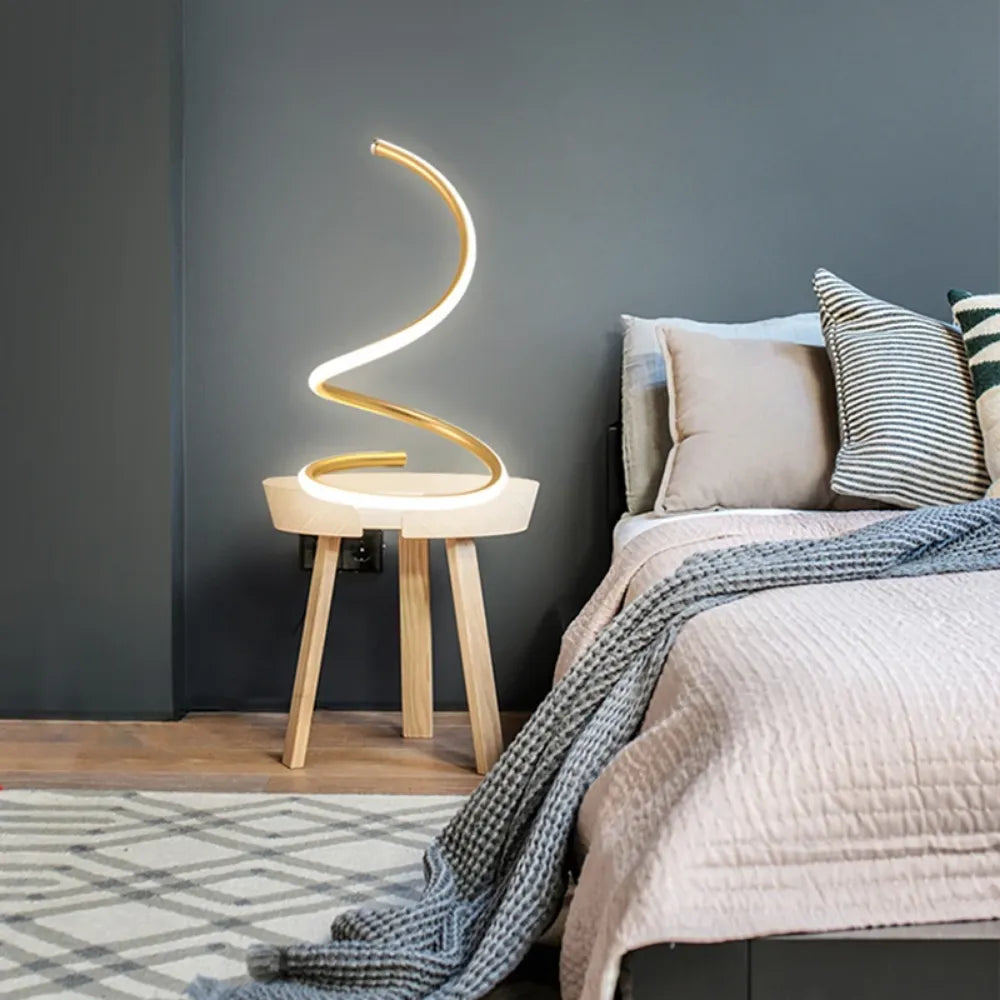 Modern Spiral Lamp